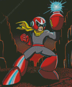 Proto Man Robot Diamond Painting