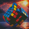 3D Rubiks Cube Diamond Painting