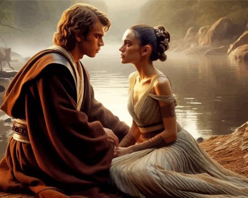 Anakin and Padme Diamond Painting