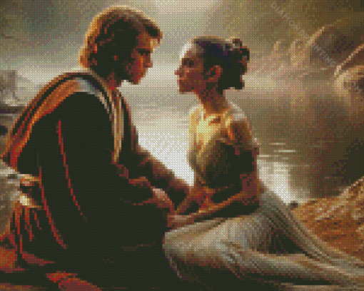 Anakin and Padme Diamond Painting