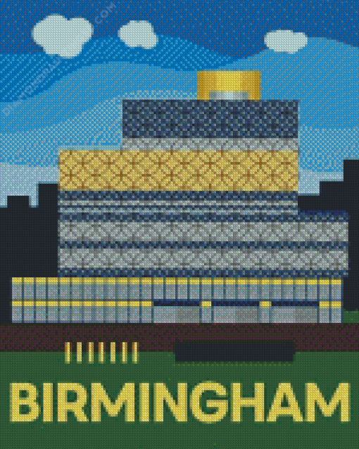 Birmingham England Poster Diamond Painting