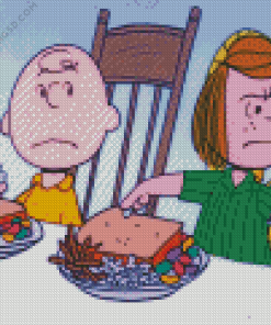 Charlie Brown Thanksgiving Diamond Painting