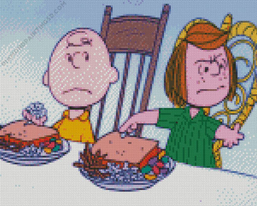 Charlie Brown Thanksgiving Diamond Painting