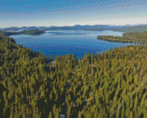 Priest Lake Diamond Painting