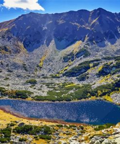 Retezat National Park Landscape Diamond Painting