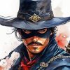 Zorro Hero Art Diamond Painting