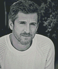 Black And White Guillaume Canet Diamond Painting