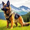 German Shepherd Dog Diamond Painting