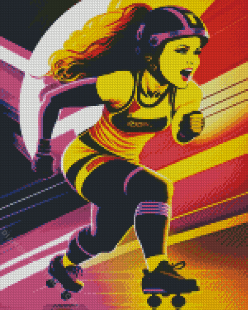 Roller Derby Diamond Painting