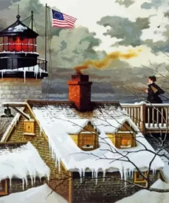 Charles Wysocki I Hope Your Seas Are Calm Diamond Painting