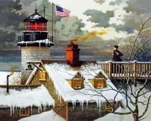 Charles Wysocki I Hope Your Seas Are Calm Diamond Painting 