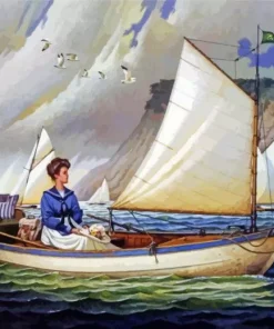 Charles Wysocki Thinking About Horatio Diamond Painting