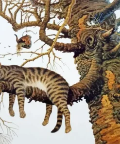 Charles Wysocki Too Pooped To Participate Diamond Painting