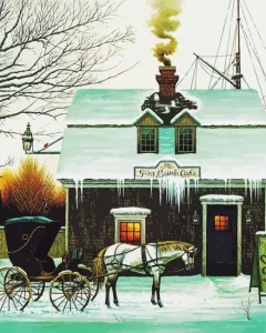 Charles Wysocki Belly Warmers Diamond Painting