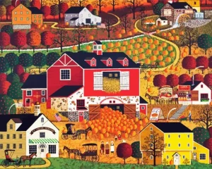 Charles Wysocki Butternut Farms Diamond Painting