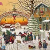 Christmas Greeting By Charles Wysocki Diamond Painting