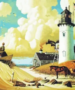 Dreamers By Charles Wysocki Diamond Painting