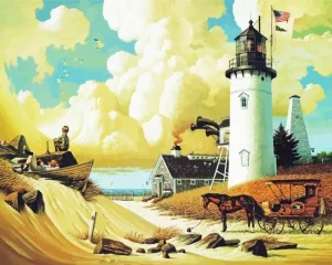 Dreamers By Charles Wysocki Diamond Painting 